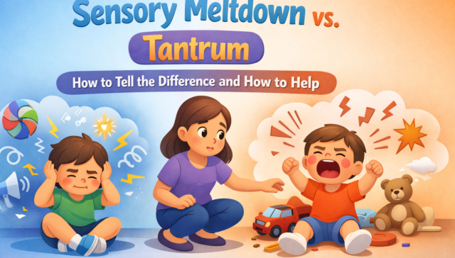 Sensory Meltdown vs. Tantrum: How to Tell the Difference and How to Help