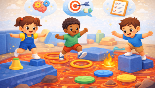 The "Floor is Lava": How Obstacle Courses Boost Executive Function