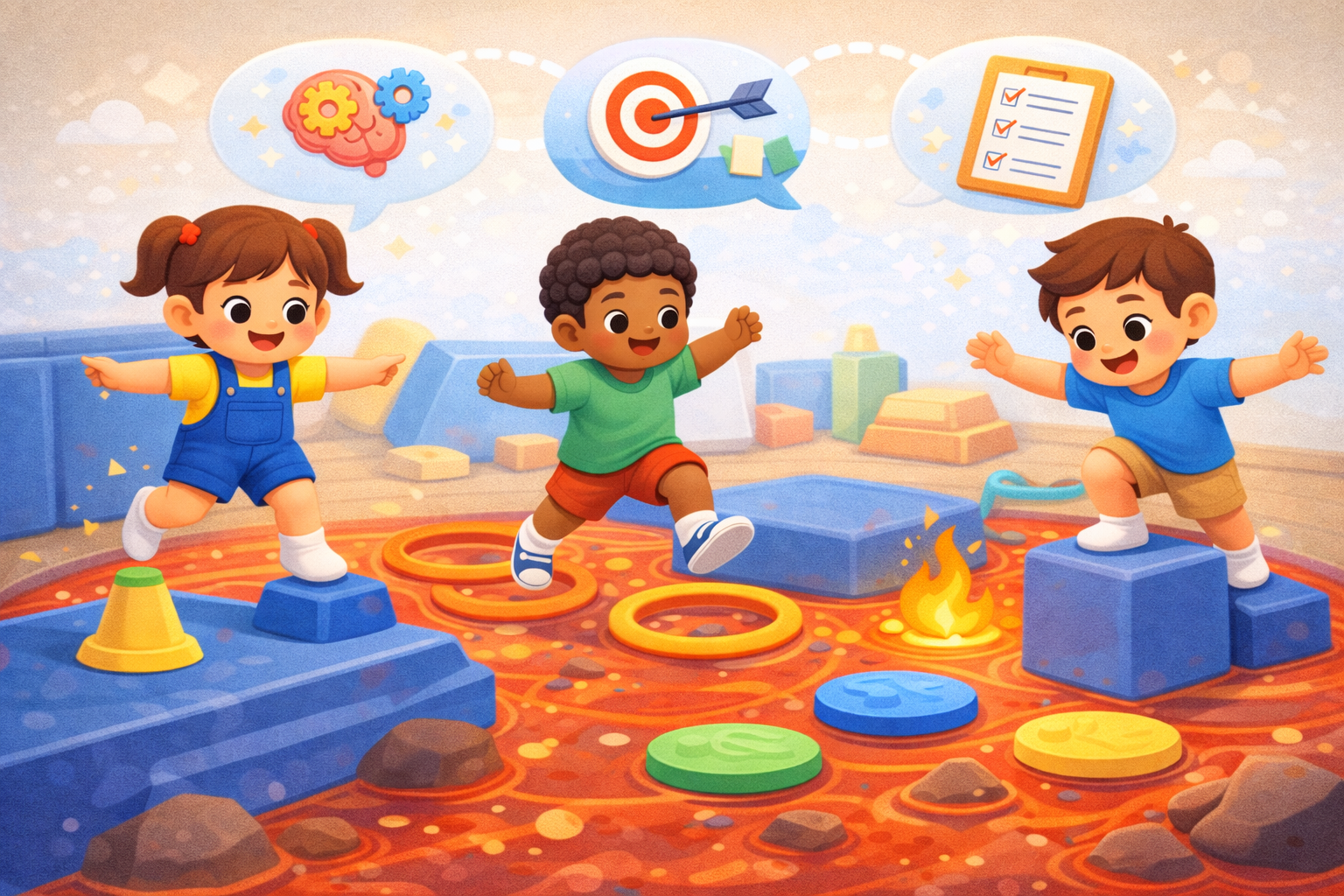 The "Floor is Lava": How Obstacle Courses Boost Executive Function