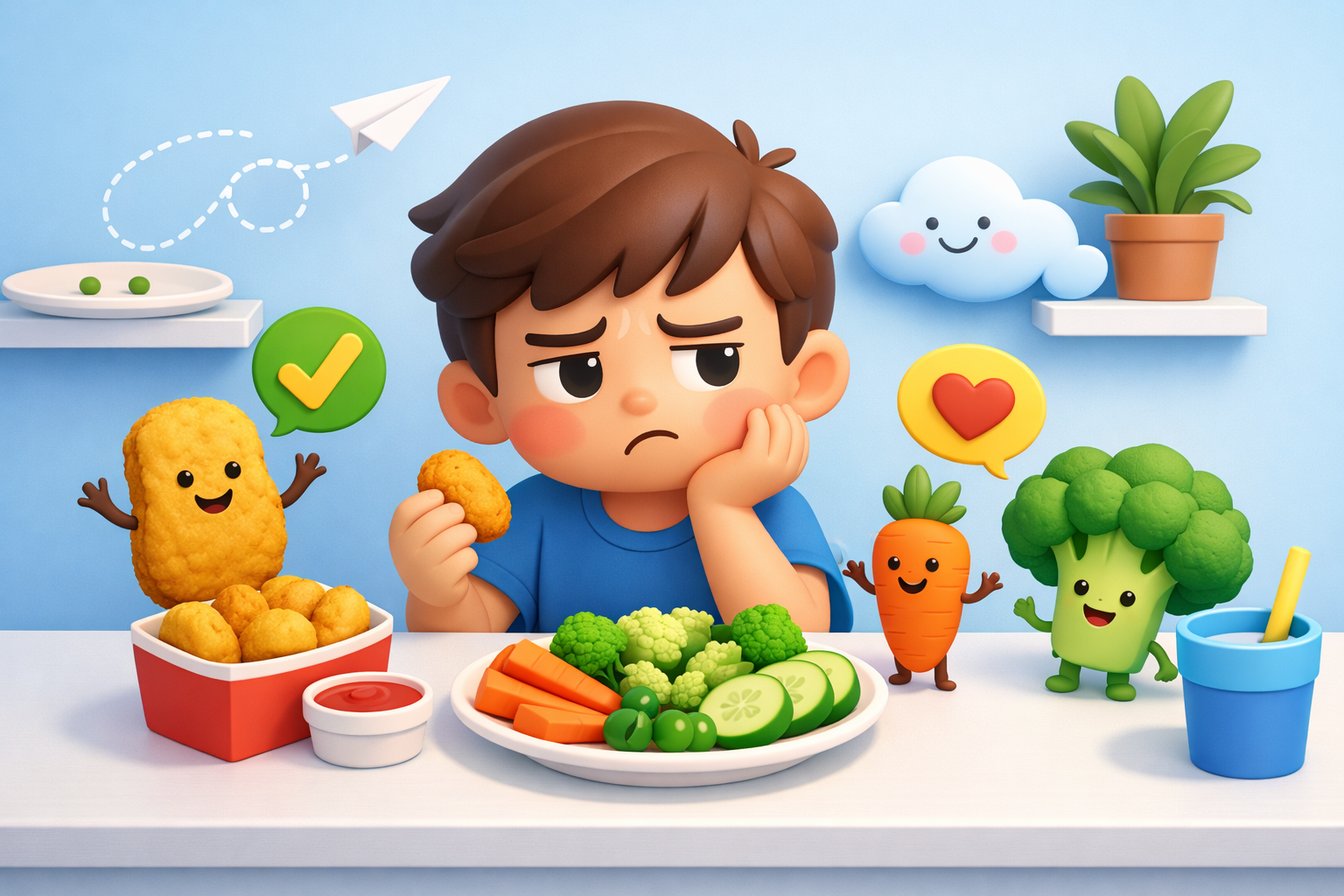 From Chicken Nuggets to Veggies: A Low-Stress Guide to Picky Eating