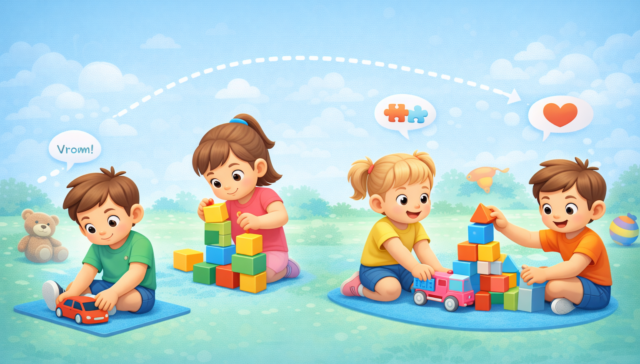 The Stages of Play: From Solitary to Cooperative (Is Your Child on Track?)